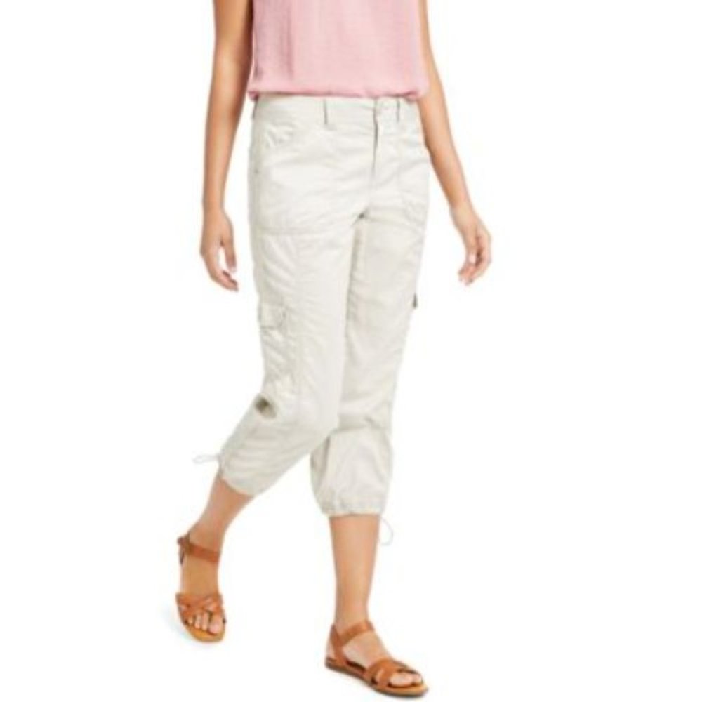 STYLE & CO-MMG CURVY BUNGEE CAPRI